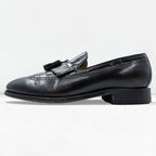 JOHNSTON&MURPHY fringe tassel loafers US10 bordeaux 24 08609