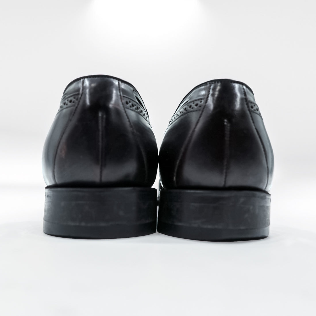 JOHNSTON&MURPHY fringe tassel loafers US10 bordeaux 24 08609