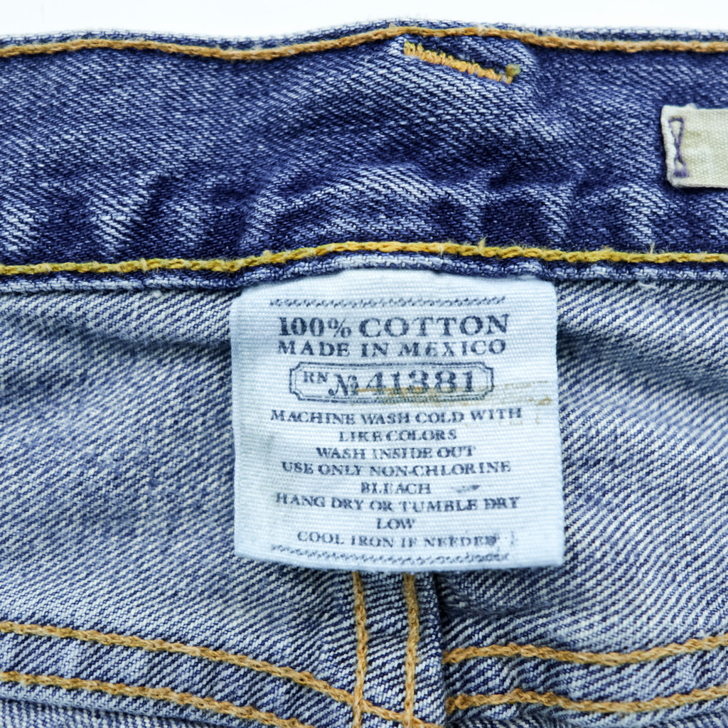 Polo Ralph Lauren Denim Jeans Made in Mexico 100% Cotton Straight Leg Classic Fit Blue