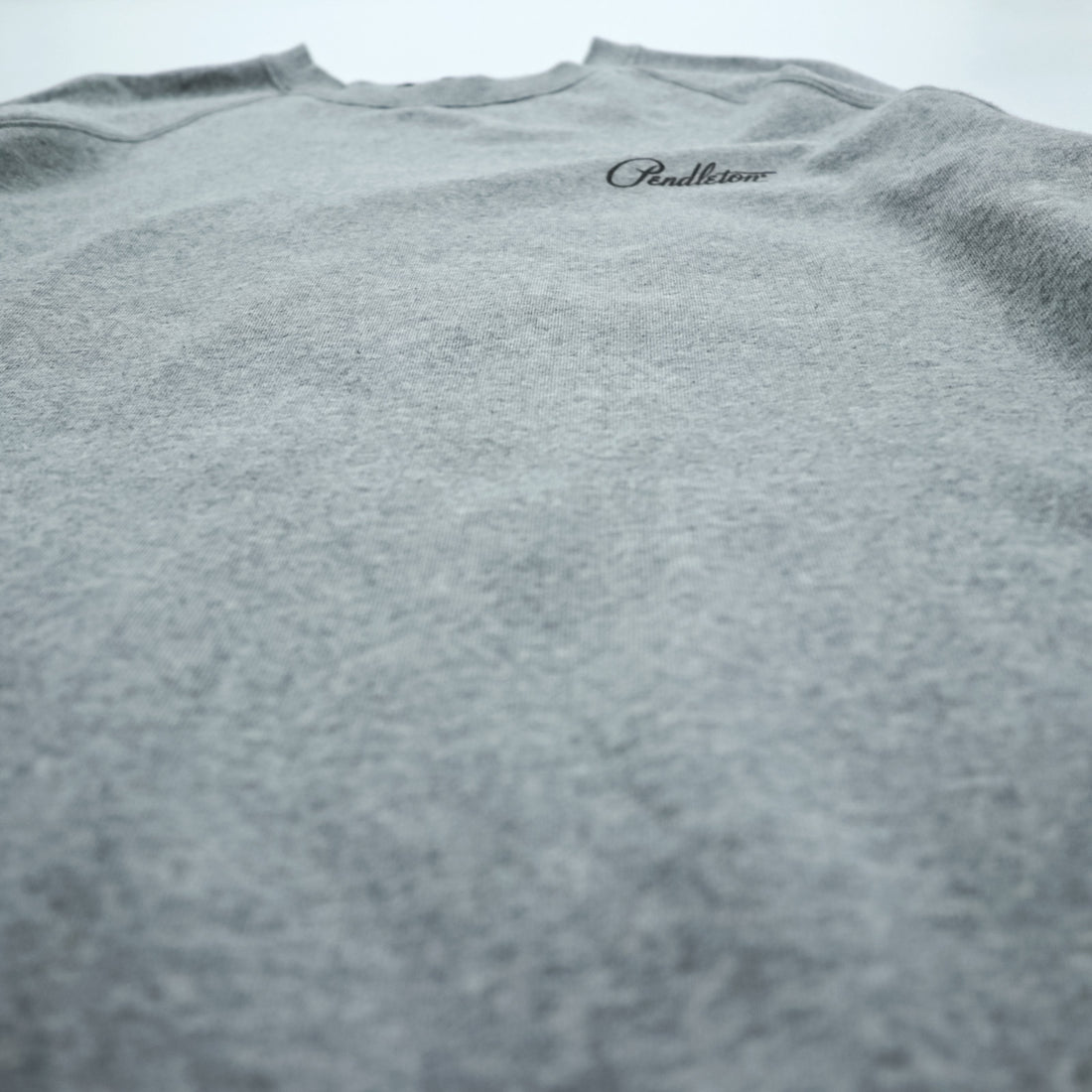 PENDLETON Back Print Sweatshirt, Size L, Gray, 3475-3006