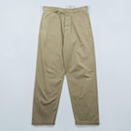 YAECA Made in Japan Chino Cloth Wide Tapered Work Pants M Beige 176104
