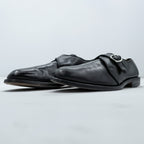 Allen Edmonds USA Made Monk Strap Round Toe Dress Shoes Black US10 GARNER 2405