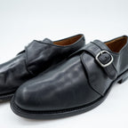Allen Edmonds USA Made Monk Strap Round Toe Dress Shoes Black US10 GARNER 2405