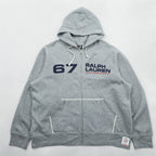 Polo Ralph Lauren 90s Zip Up Hoodie Gray XL POLO JEANS COMPANY