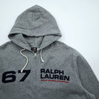 Polo Ralph Lauren 90s Zip Up Hoodie Gray XL POLO JEANS COMPANY