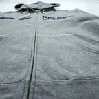Polo Ralph Lauren 90s Zip Up Hoodie Gray XL POLO JEANS COMPANY
