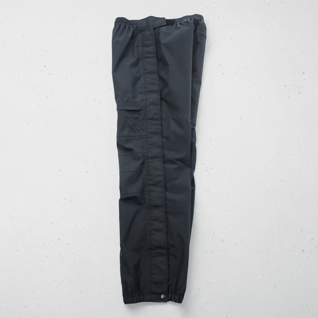 THE NORTH FACE 90s GORE-TEX Shell Outdoor Rain Pants, Size M, Waterproof, Drawstring, Black, 86013