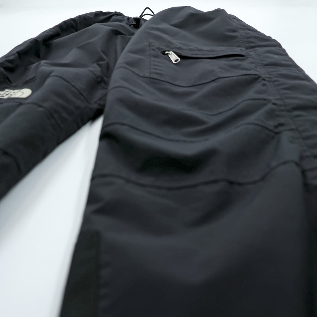 THE NORTH FACE 90s GORE-TEX Shell Outdoor Rain Pants, Size M, Waterproof, Drawstring, Black, 86013