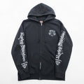 HARLEY DAVIDSON Zip Up Hoodie L Black EMERALD CITY Back Logo