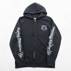 HARLEY DAVIDSON Zip Up Hoodie L Black EMERALD CITY Back Logo