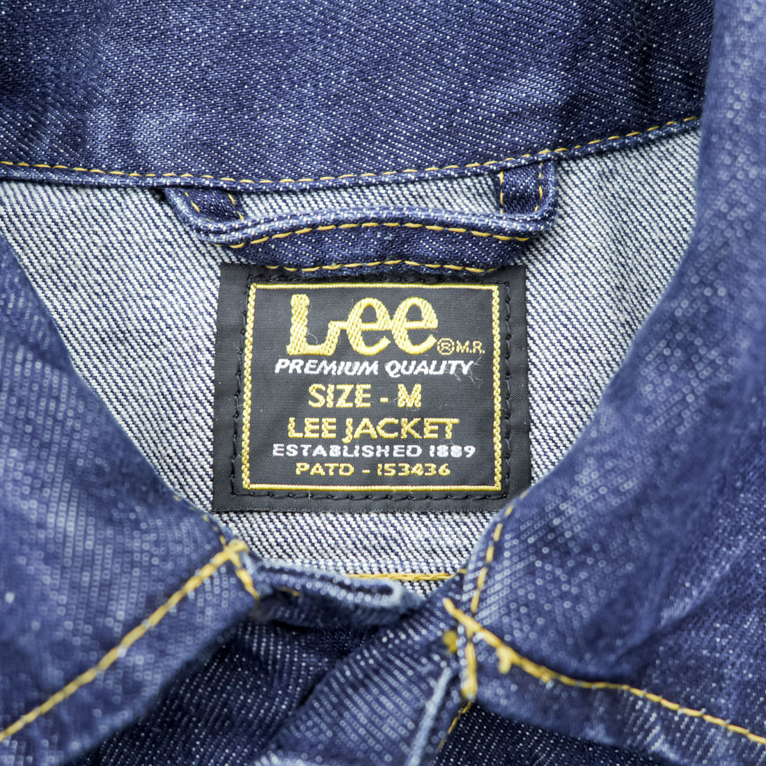 Lee デニムジャケット Gジャン M インディゴ 濃紺 SLIM JACKET 101-J プレミアム 153436