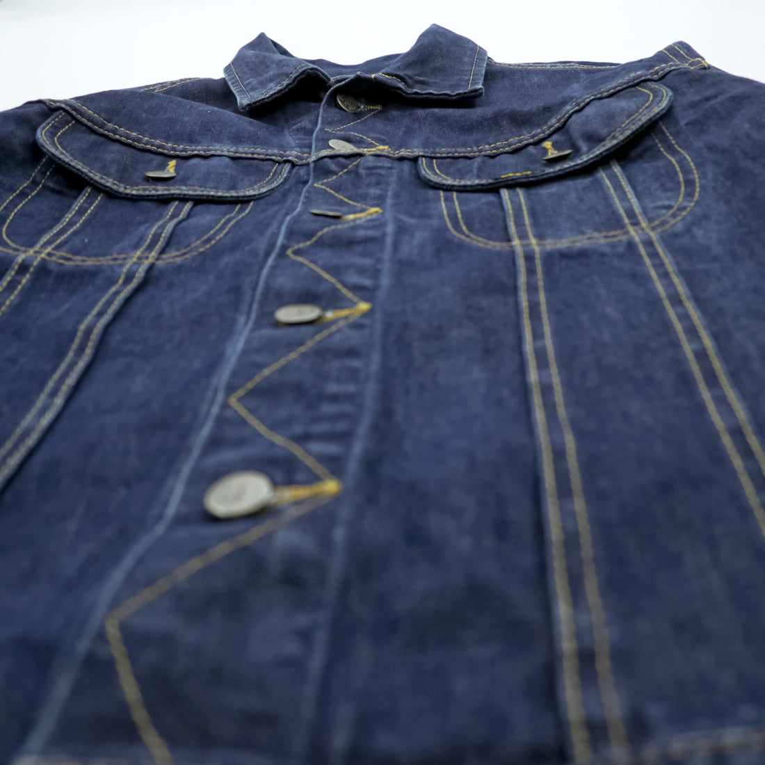Lee デニムジャケット Gジャン M インディゴ 濃紺 SLIM JACKET 101-J プレミアム 153436