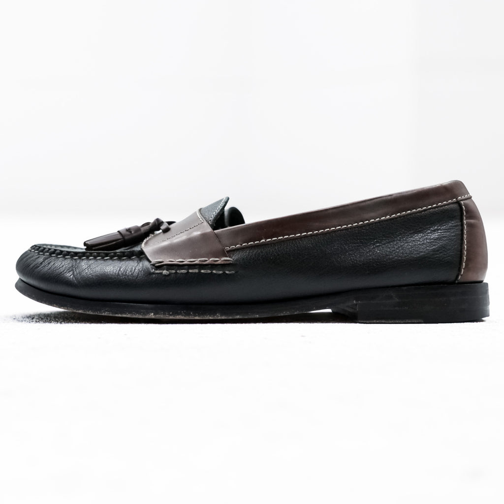 Cole Haan Fringe Tassel Loafers US10 Brown, Black 02997