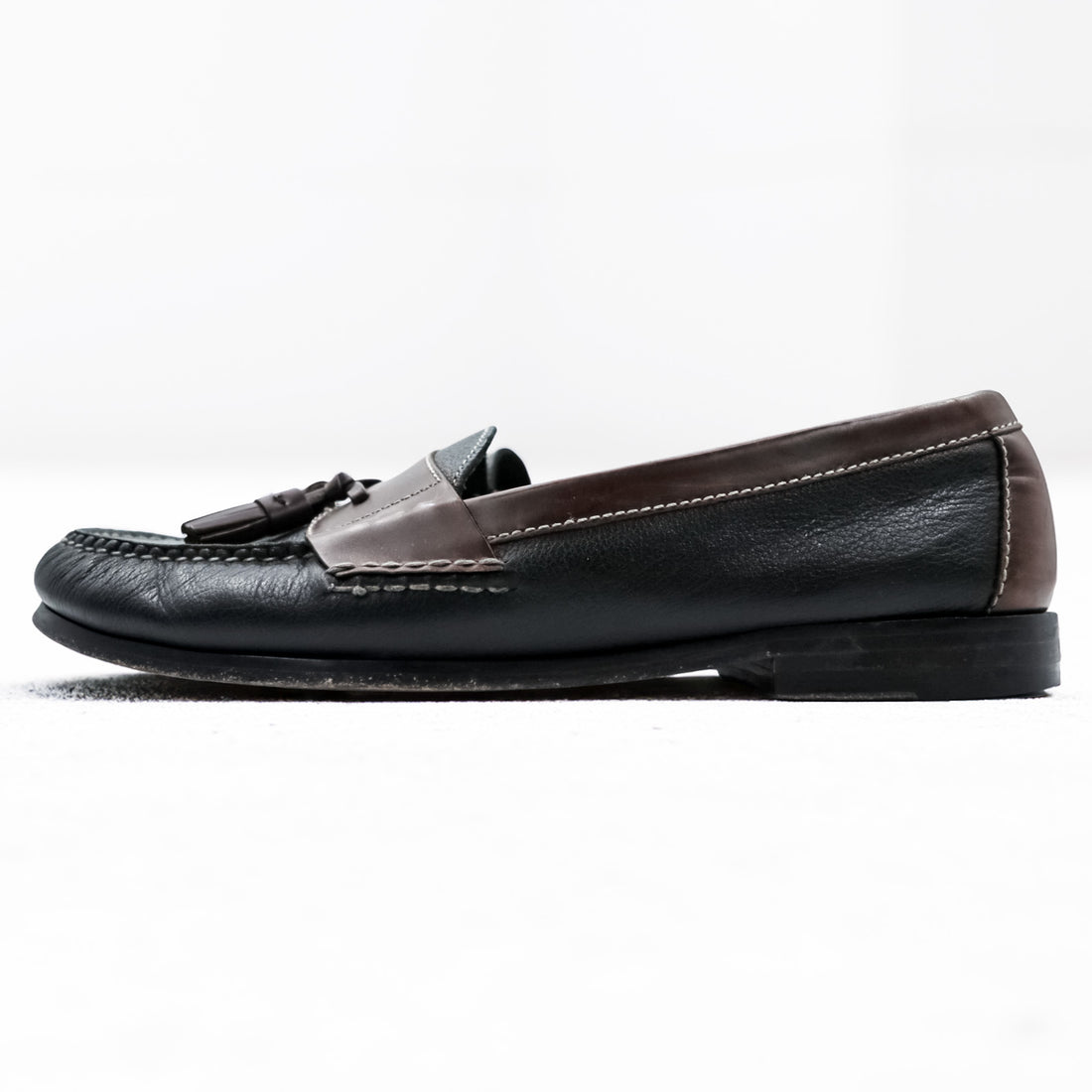 Cole Haan フリンジ タッセルローファー 28cm ブラウン ブラック レザー 本革 02997