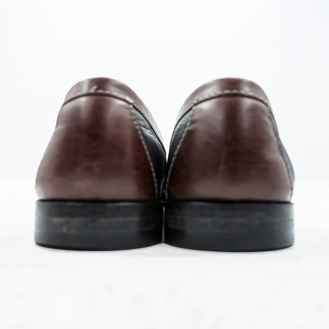 Cole Haan Fringe Tassel Loafers US10 Brown, Black 02997