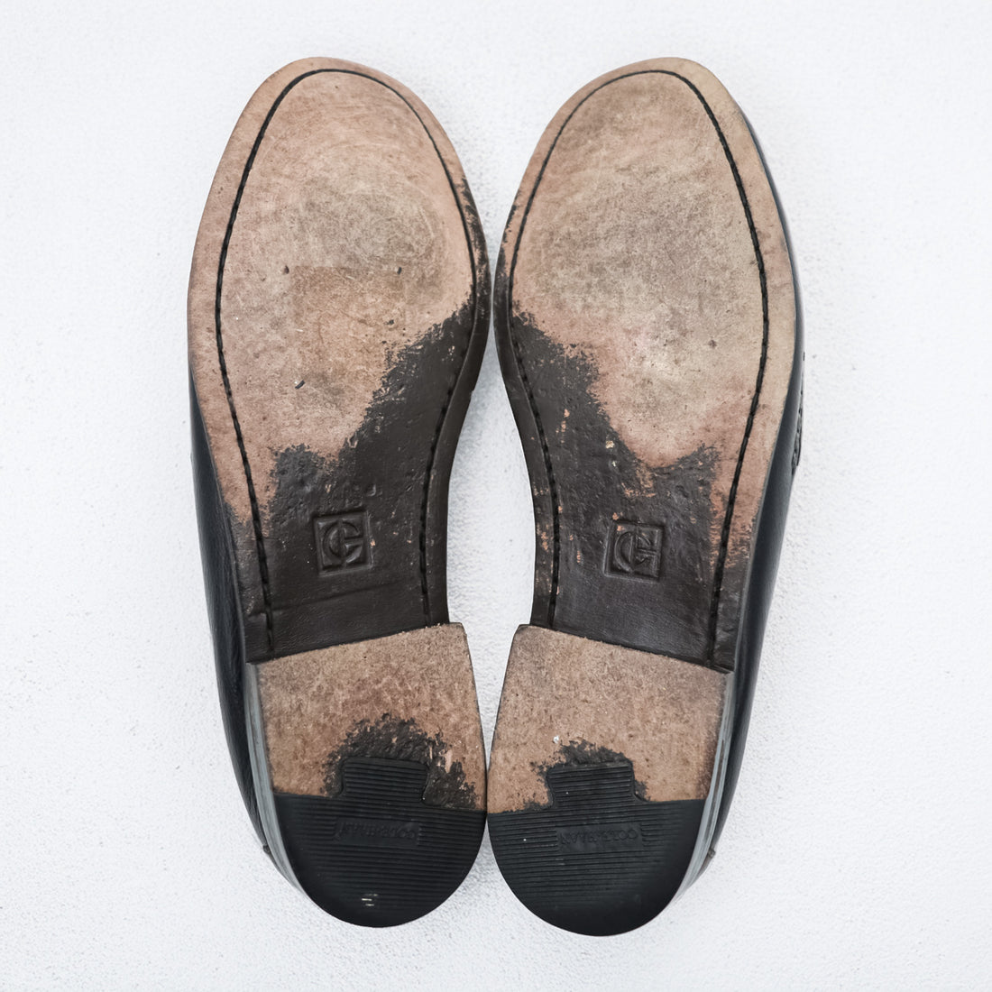 Cole Haan Fringe Tassel Loafers US10 Brown, Black 02997