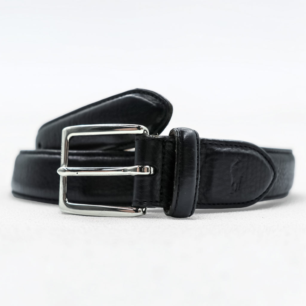 Polo Ralph Lauren Made in Japan Leather Belt, Black