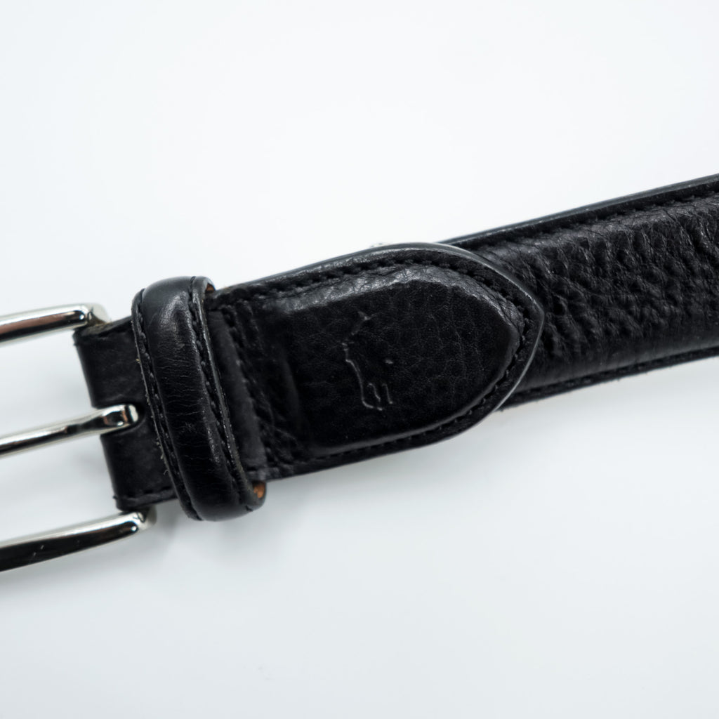 Polo Ralph Lauren Made in Japan Leather Belt, Black