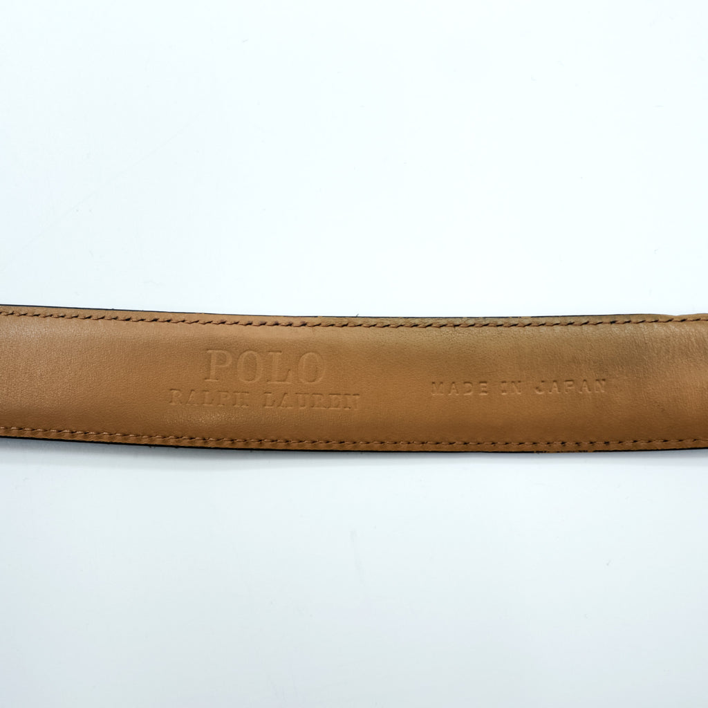 Polo Ralph Lauren Made in Japan Leather Belt, Black