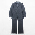 BURBERRY BLACK LABEL Made in Japan 3-Button Suit Set, Size M, Black, BMD11-206-09, Wool