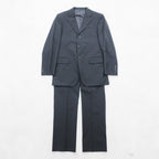 BURBERRY BLACK LABEL Made in Japan 3-Button Suit Set, Size M, Black, BMD11-206-09, Wool