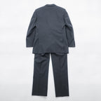 BURBERRY BLACK LABEL Made in Japan 3-Button Suit Set, Size M, Black, BMD11-206-09, Wool