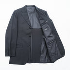 BURBERRY BLACK LABEL Made in Japan 3-Button Suit Set, Size M, Black, BMD11-206-09, Wool