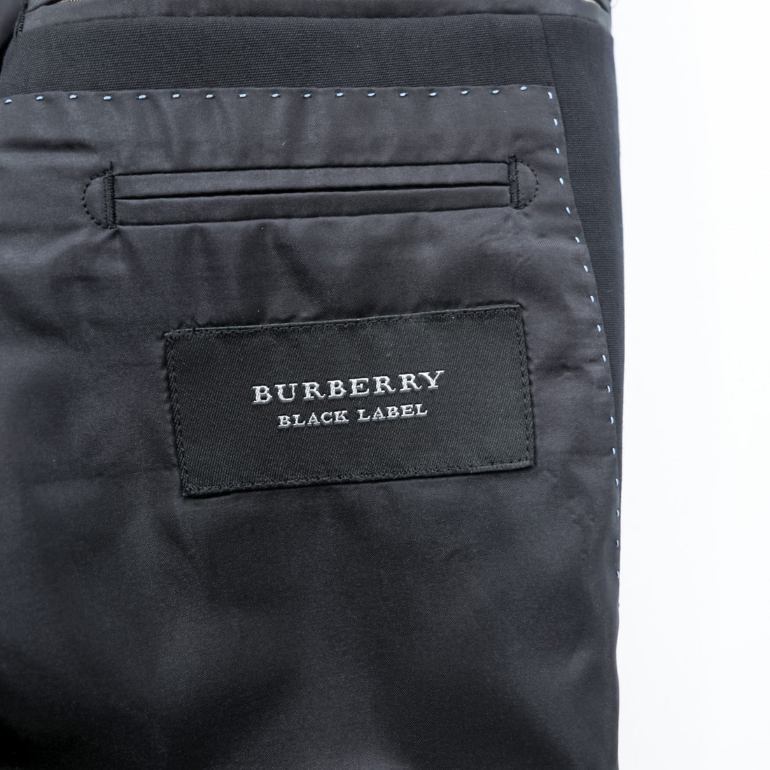 BURBERRY BLACK LABEL Made in Japan 3-Button Suit Set, Size M, Black, BMD11-206-09, Wool
