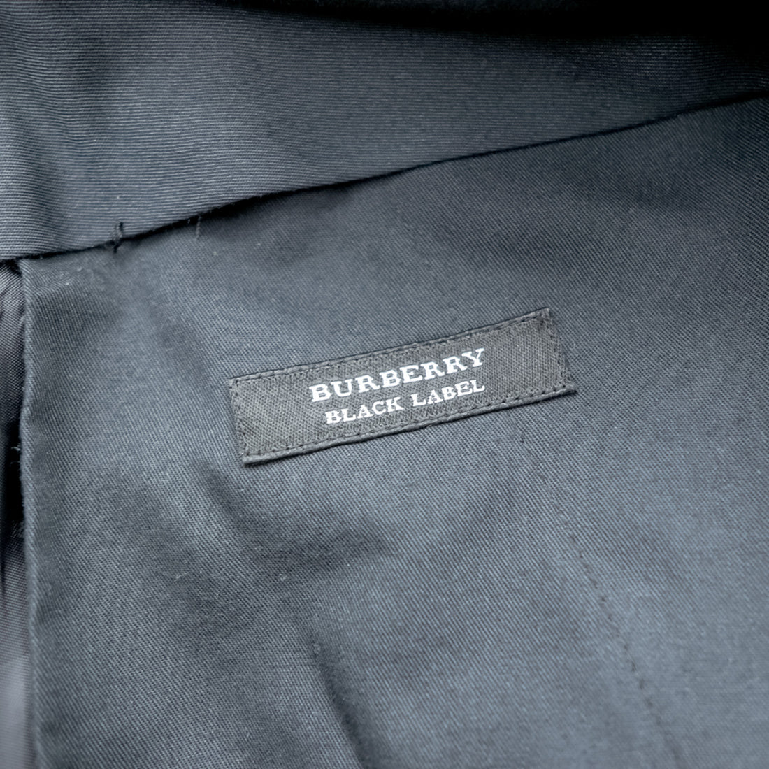 BURBERRY BLACK LABEL Made in Japan 3-Button Suit Set, Size M, Black, BMD11-206-09, Wool