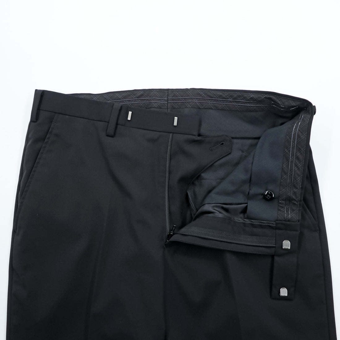 BURBERRY BLACK LABEL Made in Japan 3-Button Suit Set, Size M, Black, BMD11-206-09, Wool