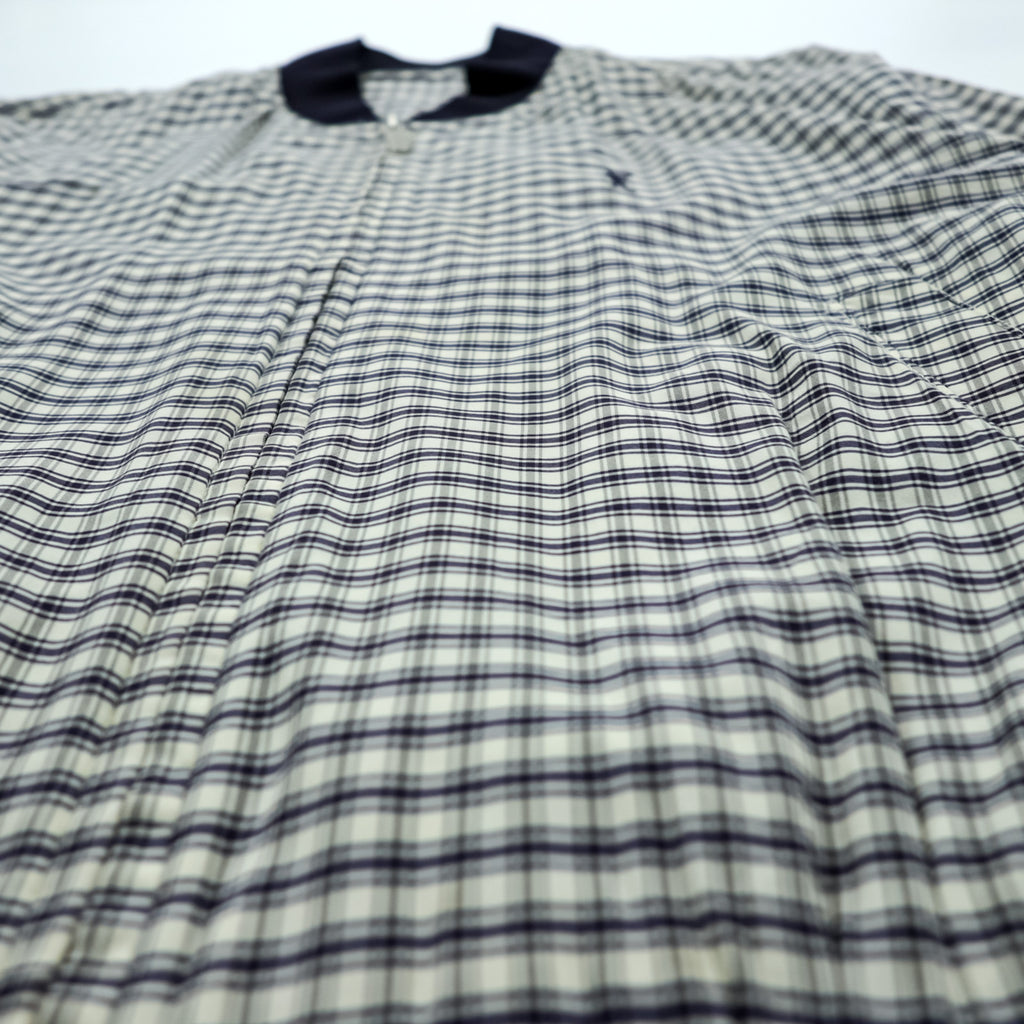 Vintage 90s Yves Saint Laurent pour homme Checked Bomber Jacket YSL Logo Embroidery Size 100 L