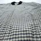 Vintage 90s Yves Saint Laurent pour homme Checked Bomber Jacket YSL Logo Embroidery Size 100 L