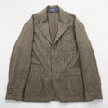Polo Ralph Lauren Tweed 3-Button Tailored Jacket Blazer, Size L, Brown