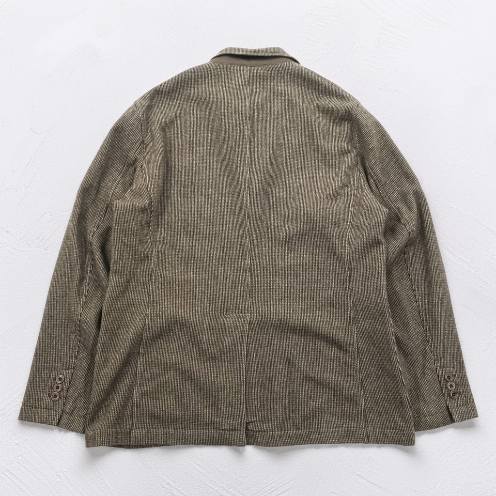 Polo Ralph Lauren Tweed 3-Button Tailored Jacket Blazer, Size L, Brown