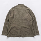 Polo Ralph Lauren Tweed 3-Button Tailored Jacket Blazer, Size L, Brown