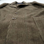 Polo Ralph Lauren Tweed 3-Button Tailored Jacket Blazer, Size L, Brown
