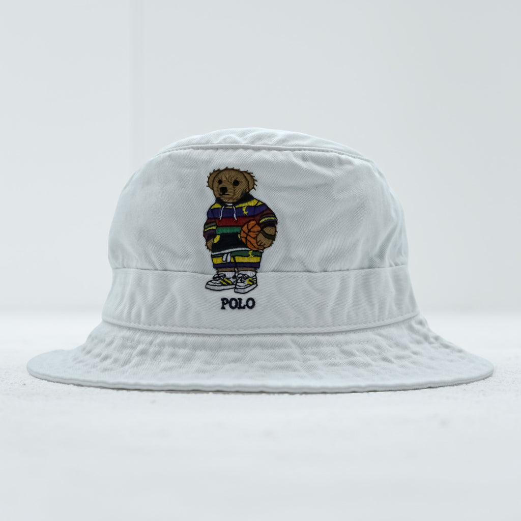 Polo Ralph Lauren Polo Bear Bucket Hat White