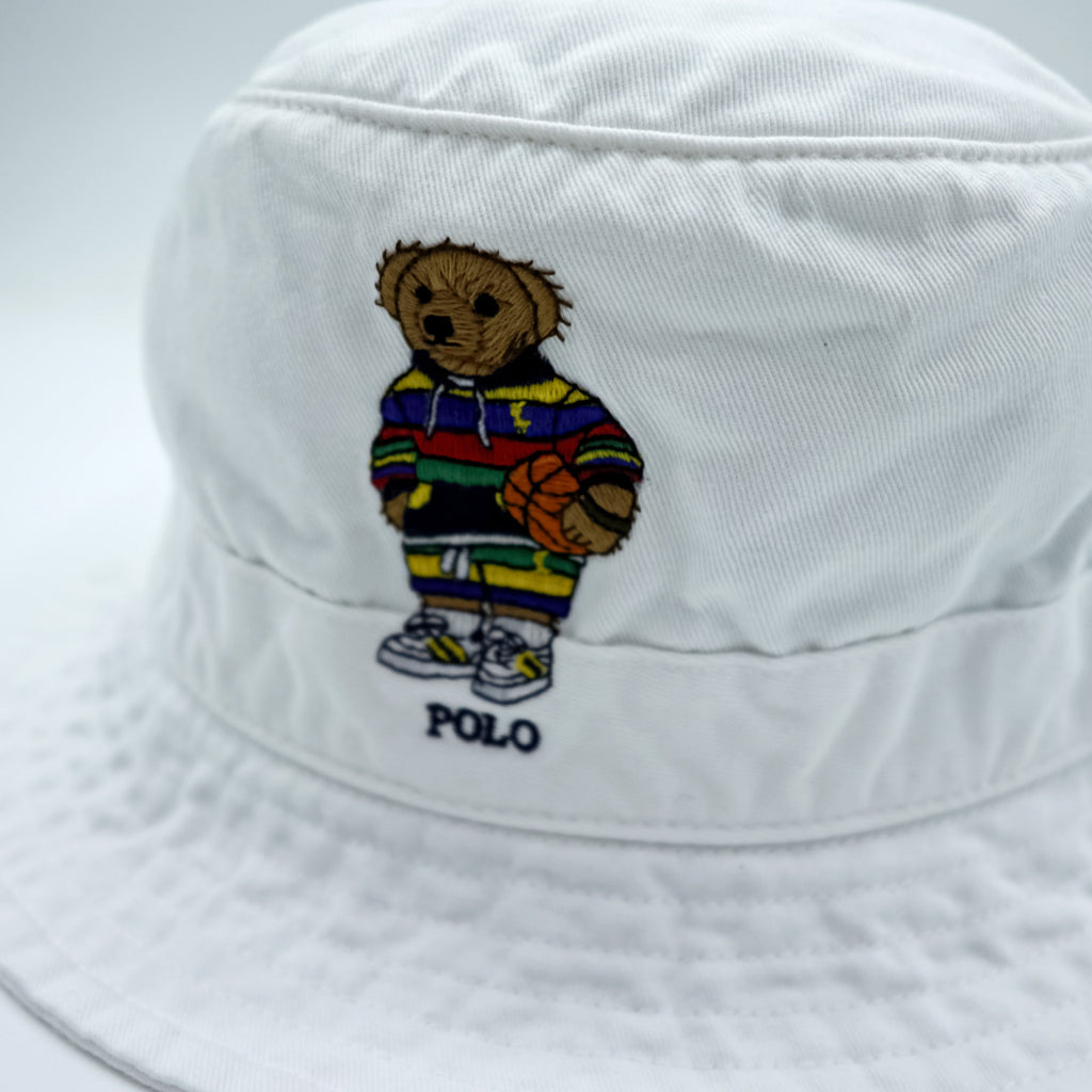 Polo Ralph Lauren Polo Bear Bucket Hat White