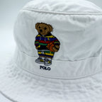 Polo Ralph Lauren Polo Bear Bucket Hat White