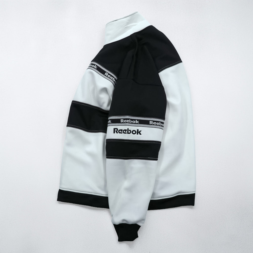 Reebok 90s Vintage Track Jacket Jersey M White, Black
