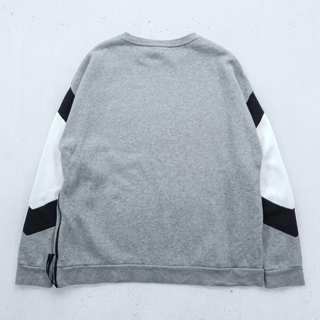 NIKE ボックスロゴ スウェット トレーナー XL グレー サイドジップ スリット CD9220-063