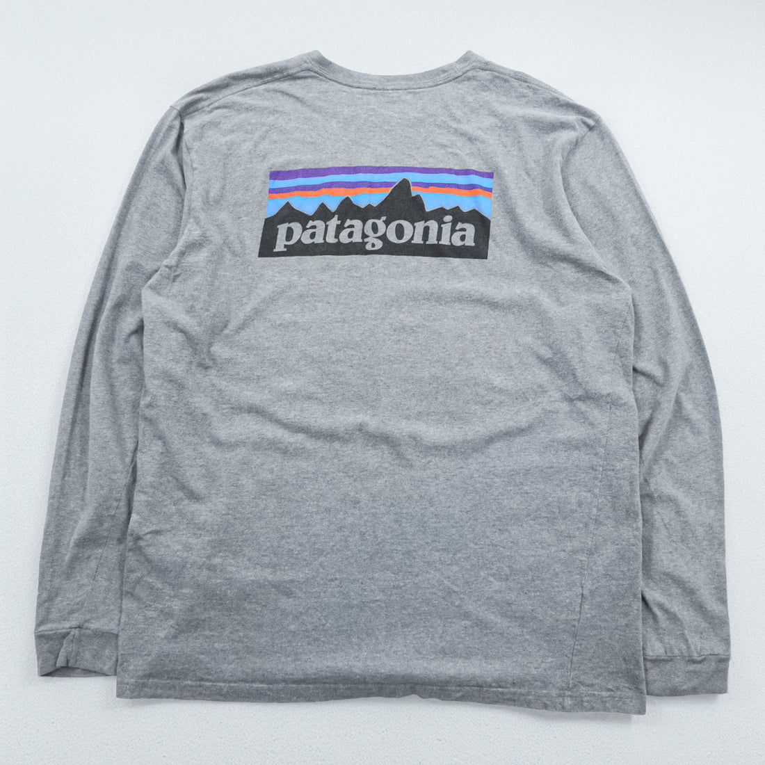 Patagonia P-6 Logo Long-Sleeve T-Shirt, Size XL, Gray, 38704