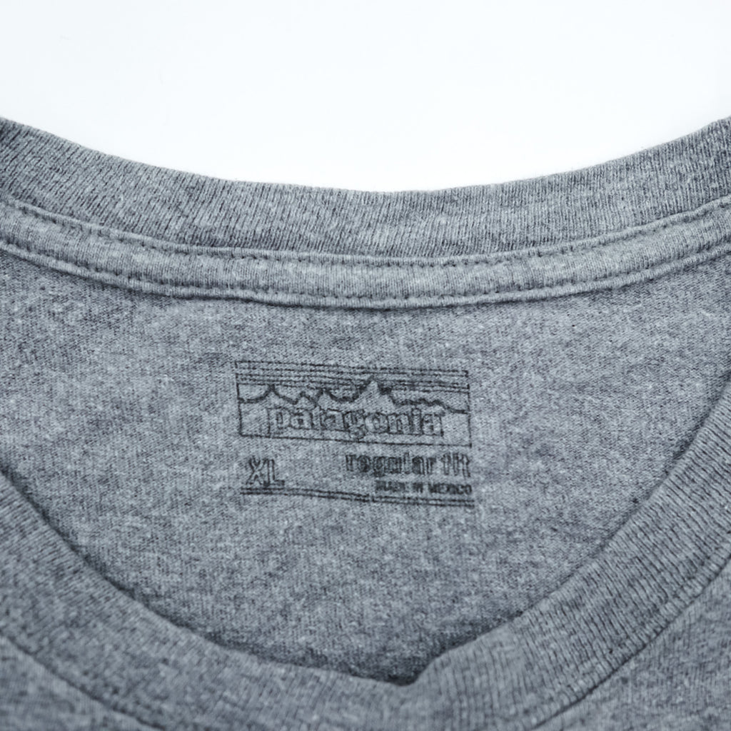 Patagonia P-6 Logo Long-Sleeve T-Shirt, Size XL, Gray, 38704