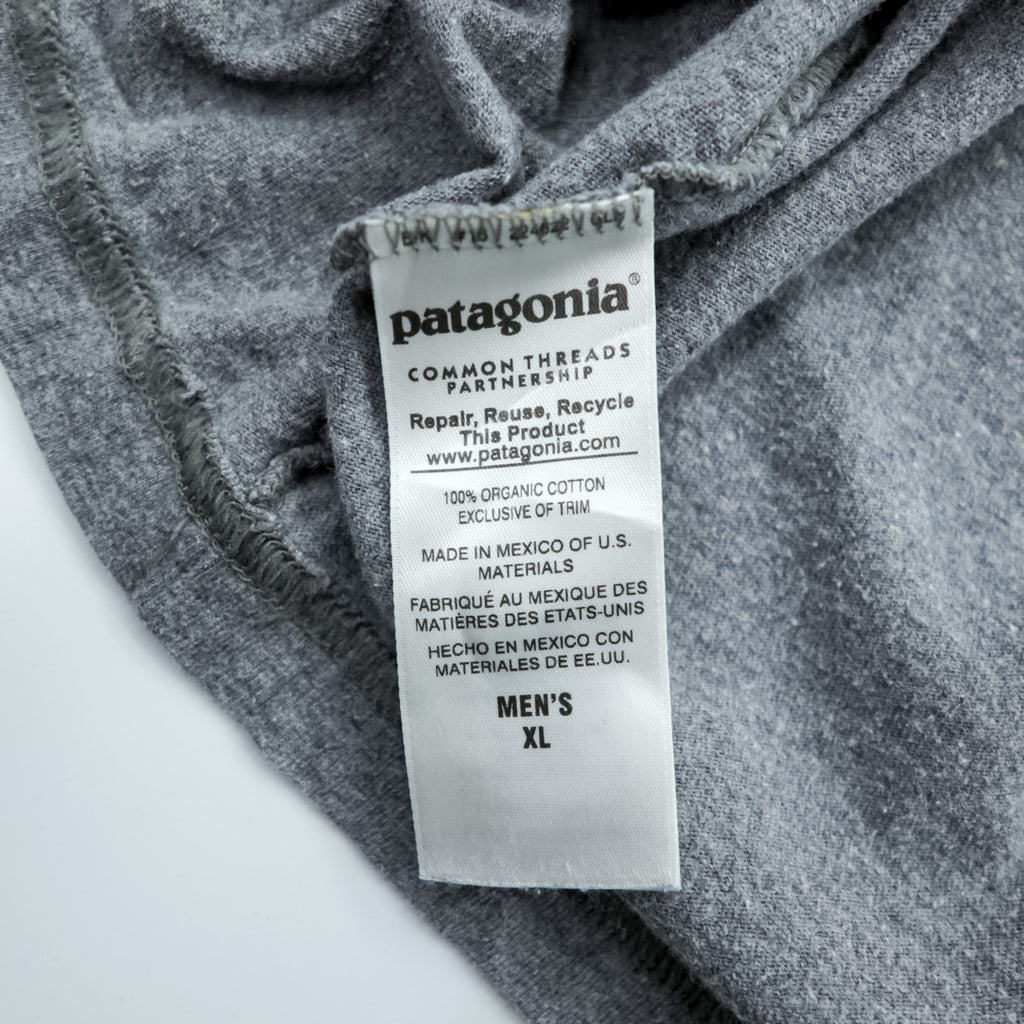 Patagonia P-6 Logo Long-Sleeve T-Shirt, Size XL, Gray, 38704