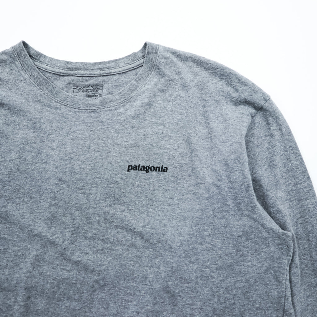 Patagonia P-6 Logo Long-Sleeve T-Shirt, Size XL, Gray, 38704