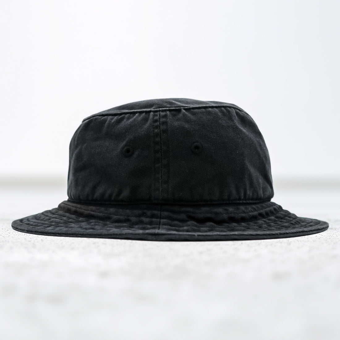 Polo Ralph Lauren 90s Bucket Hat, Black, Small Pony Embroidery