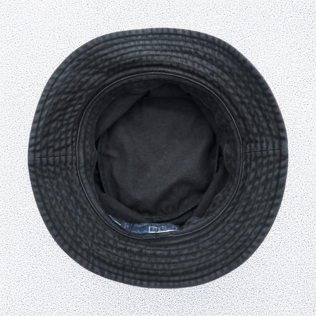 Polo Ralph Lauren 90s Bucket Hat, Black, Small Pony Embroidery