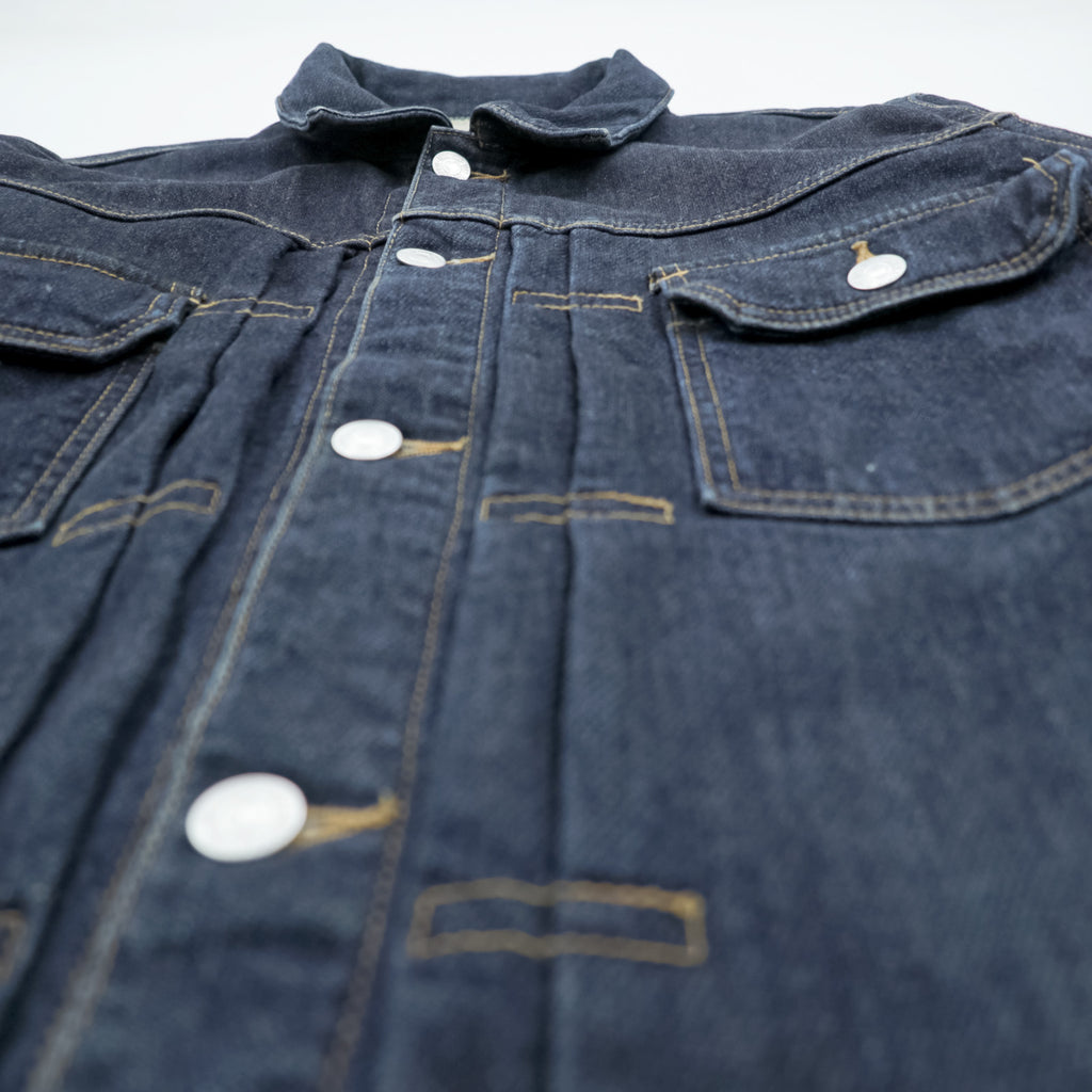 Snow Peak x Journal Standard Relume Denim Jacket Indigo Pile Lined Trucker Japan JSR-JK-16AU003 Size S