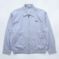 CHEMISE LACOSTE 90年代 日本製 スウィングトップ ハリントンジャケット M ブルー チンストラップ コットン