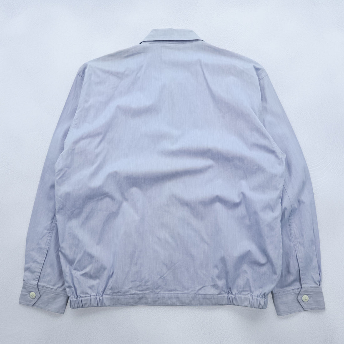 CHEMISE LACOSTE 90年代 日本製 スウィングトップ ハリントンジャケット M ブルー チンストラップ コットン